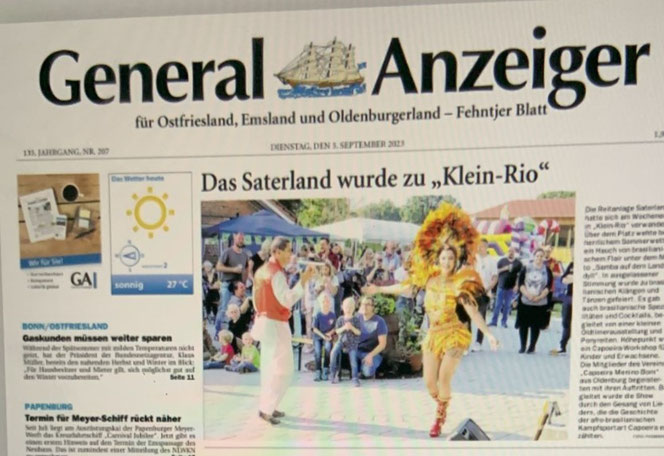 Zeitungsbericht